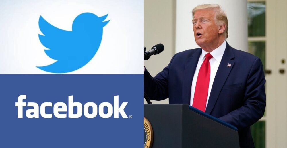 មូល​បត្រ​​នៅ​ផ្សារ​ហ៊ុន​សហរដ្ឋ​អាមេរិក​ ត្រូវ​លក់​ឡាយ​ឡុង​ ដោយសារ​ Trump ចេញ​បទ​បញ្ជា​រឹត​បន្តឹង​បណ្ដាញសង្គម​