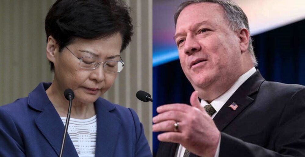 រដ្ឋមន្ត្រីការបរទេសអាមេរិកាំងប្រកាសថា ហុងកុង "អស់សិទ្ធិម្ចាស់ការ" ហើយ! សហរដ្ឋអាមេរិកនឹងចាត់វិធានលើរឿងនេះនៅសប្ដាហ៍ក្រោយ