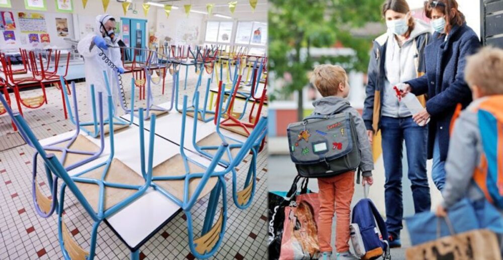 បារាំងបញ្ជាឱ្យបិទសាលារៀនវិញហើយ នៅក្នុងទីក្រុងចំនួន8 ក្រោយរកឃើញកូនសិស្សឆ្លងមេរោគ 70នាក់