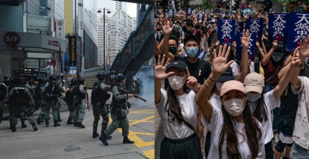 សេចក្ដី​ព្រាង​ច្បាប់​សន្តិសុខ​ហុង​កុង! ពលរដ្ឋ​ក្នុងស្រុក​ធ្វើ​បាតុកម្ម ខណៈ​តំណាង​រាស្ត្រ​ជាង​20​ប្រទេស​ជំទាស់​