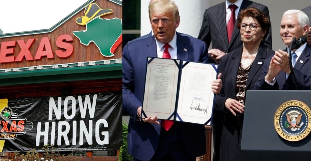 ក្ដី​សង្ឃឹម​សម្រាប់​សេដ្ឋកិច្ច​សហរដ្ឋ​អាមេរិក​​ បាន​ងើប​ឡើង​វិញ​ហើយ​ បន្ទាប់​ពី​តួលេខ​ការ​ងារ​បាន​ប្រសើរ​ឡើង​មិន​ធ្លាប់​មាន​​ពី​មុន​មក