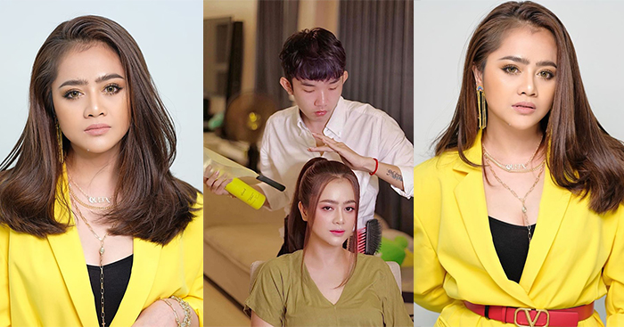 ឱក សុគន្ធកញ្ញា ផាត់មុខធ្វើសក់បែបនេះទៅ កាន់តែក្មេងជាងវ័យ ធ្វើឱ្យហ្វេនៗសម្លឹងភ្លឹក