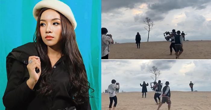 ស្តែងណាស់!! តន់ ច័ន្ទសីម៉ា កំពុងតែថត MV ស្រាប់តែរន្ទះបាញ់ផាំងនាំគ្នារត់ព្រាត…