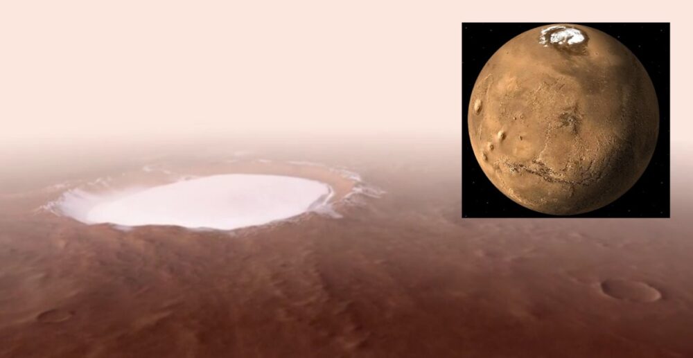 ហោះកាត់​រណ្ដៅ​ទឹក​កក​​ស​ក្បុស​ ទំហំ​82​គីឡូម៉ែត្រ​នៅលើ​ផ្កាយ​ព្រះអង្គារ (វីដេអូ)