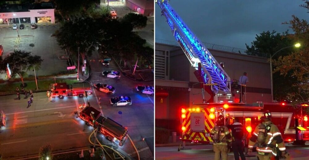 ទិដ្ឋ​ភាព​ខ្លះ​ៗ​នៃ​ការ​ដុត​ឯកសារ​​​​ក្នុង​ស្ថាន​កុង​ស៊ុល​ចិន​នៅ​ Houston មុន​ពេល​មន្ត្រី​ការ​ទូតចិន​​ចាក​ចេញ​នៅ​ថ្ងៃទី​24​កក្កដា​