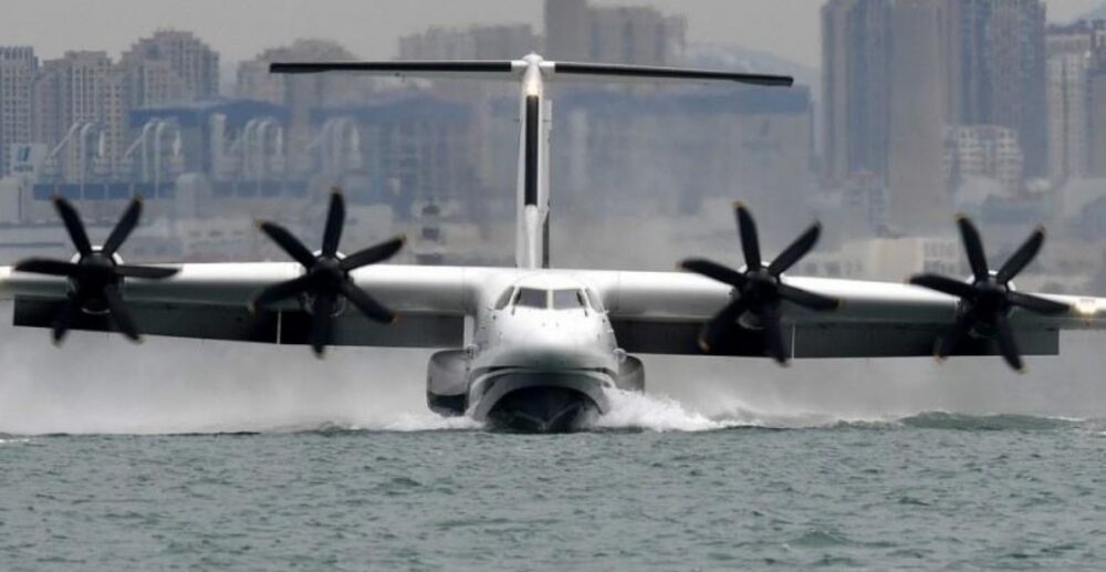 ចិនបង្ហាញរូបឆោមយន្តហោះចតលើទឹក រត់លើគោក និងហោះលើអាកាស ធំជាងគេបំផុតក្នុងពិភពលោក