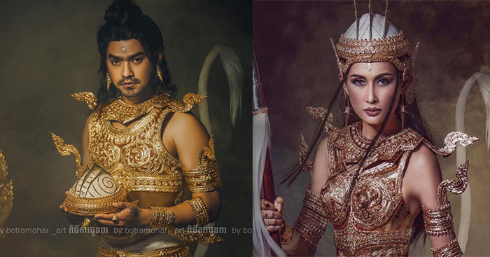 ទឹម រដ្ឋា និងអ៊ុន សិទ្ធា មើលទៅអង់អាចក្លាហាន ខណៈគ្រងឈុត «ចម្បាំងស្វា ស»