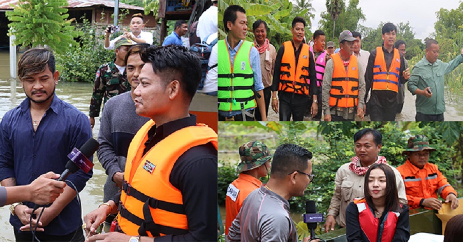 កំពូលតារាចម្រៀង ព្រាប សុវត្ថិ ខេម តន់ ច័ន្ទសីម៉ា និងលោកឧកញ៉ា ឡេង ណាវ៉ាត់ត្រា ចែកអំណោយជូនពលរដ្ឋខេត្តបន្ទាយមានជ័យ