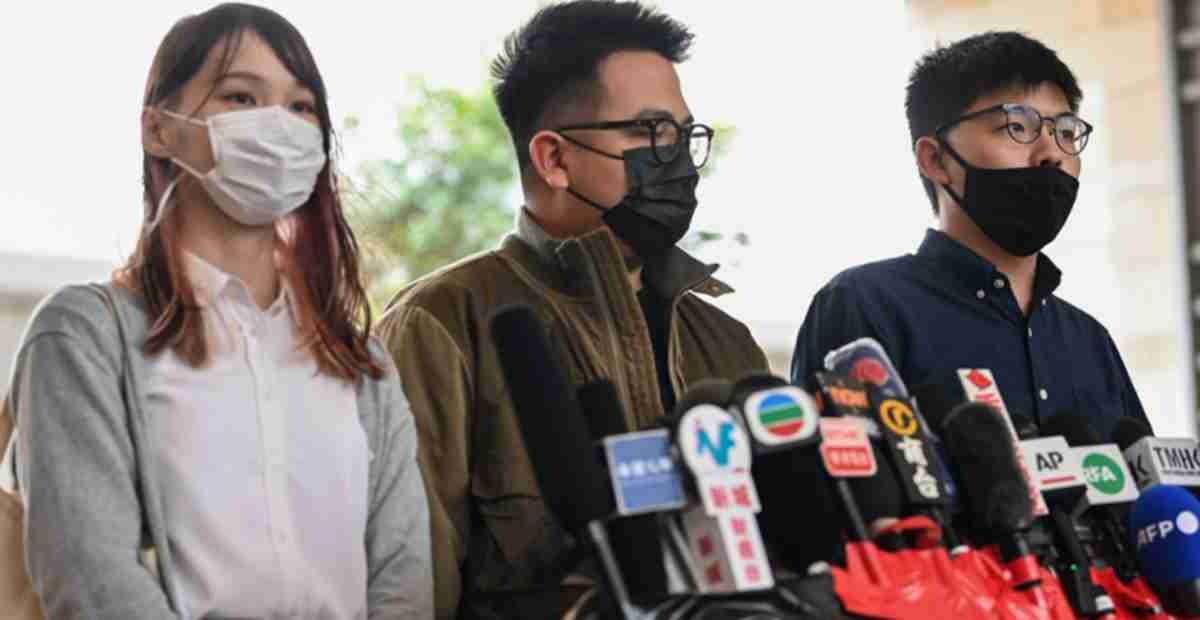 មេដឹកនាំចលនាបាតុកម្មនៅហុងកុងត្រូវបានឃុំខ្លួន