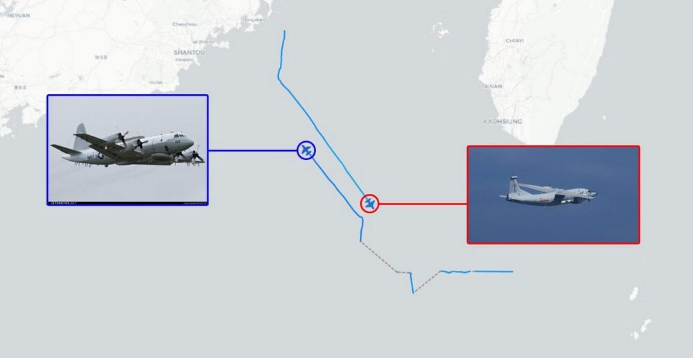 យន្តហោះ​ស៊ើបការណ៍​អាមេរិក-ចិន ប្រឈមមុខ​ដាក់គ្នា​នៅក្បែរ​កោះ​តៃវ៉ាន់