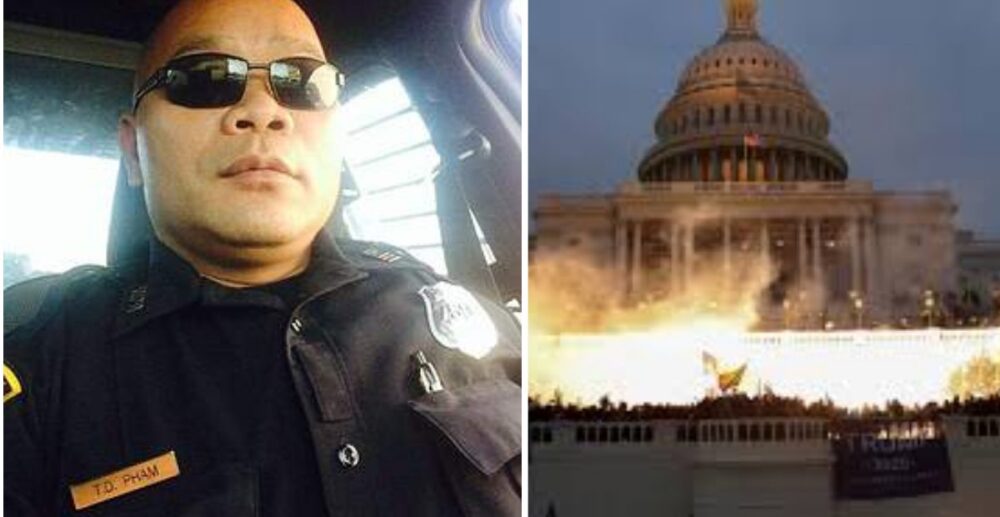 ប៉ូលិស​ដើមកំណើត​វៀតណាម ចូលរួម​បាតុកម្មហិង្សា​នៅ​វិមាន​សភា​អាមេរិក កំពុង​ប្រឈម​នឹងផ្លូវ​​ច្បាប់​