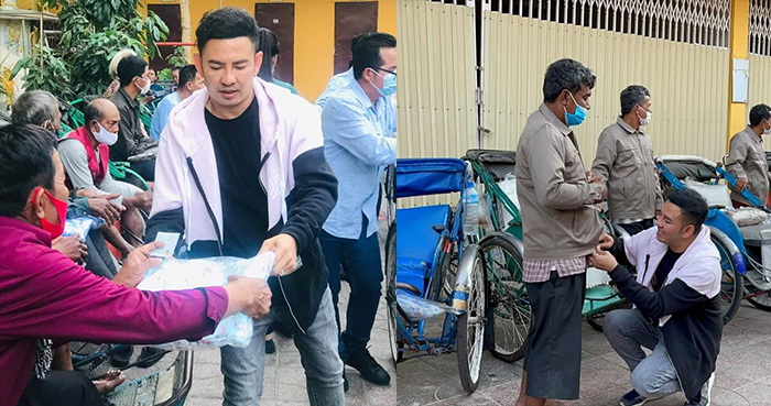 ៤ កុម្ភៈ តារាចម្រៀង ករុណា ពេជ្រ អញ្ជើញលោកតាធាក់ស៊ីក្លូ៣០០ នាក់ ពិសាអាហារនៅភោជនីយដ្ឋាន វីហ្វ្រេន