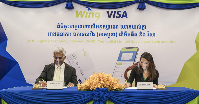 ក្រុមហ៊ុន Visa និង ធនាគារឯកទេសវីង ប្រកាសដាក់ឲ្យប្រើប្រាស់ការទូទាត់ថ្មីតាមរយៈប្រព័ន្ធអនឡាញថ្មីដែលនឹងផ្តល់អត្ថប្រយោជន៍ជាច្រើនដល់អ្នកប្រើប្រាស់