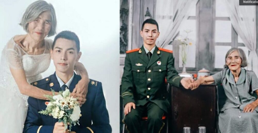 កក់ក្ដៅ​បេះដូង! រូបភាព​រៀបការ រវាង​អា​ម៉ា​នឹង​អ្នក​កំលោះ​ជំនាន់​ចៅ ដែល​បង្កប់​ដោយ​រឿងរ៉ាវល្អៗជាច្រើន