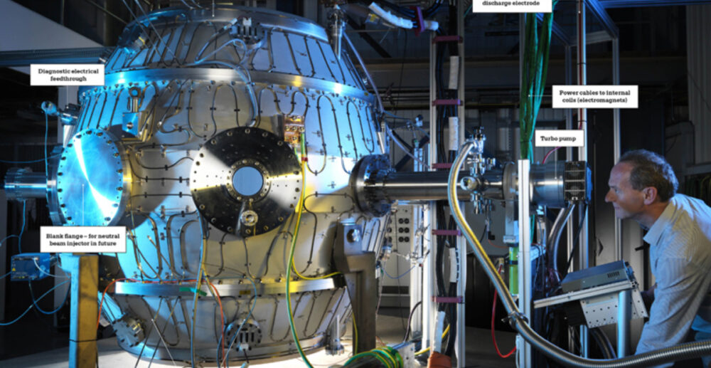 «ព្រះអាទិត្យ​សិប្បនិម្មិត» បញ្ចេញ​កំដៅ 100 លាន​អង្សា​សេ របស់​ អង់គ្លេស​ អាច​ផ្គត់​ផ្គង់​អគ្គិសនី​ដល់​ទីក្រុង​ប៉ុន Oxford