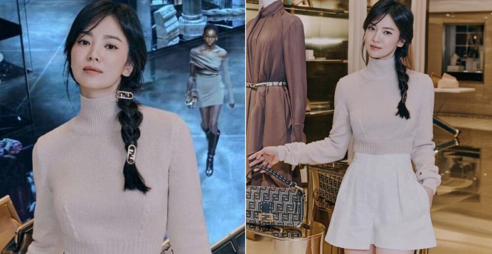 តារា​សំដែង​ Song Hye Kyo ឡង់សេ ម៉ូដ​សក់ក្រង ទម្លាក់​ចំហៀង នៅ​ក្នុង​ព្រឹត្តិការណ៍​ Fendi Photos