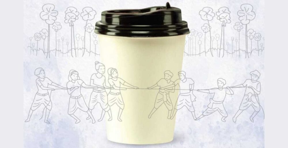 ស្នាដៃ​នៃ​ការ​រចនា​រូបភាព​បែប​ខ្មែរដាក់​លើ​កែវ​កាហ្វេ នាំ​ឱ្យ​កូន​ខ្មែរ​មួយរូប​ទទួល​បានការ​គាំទ្រ​ពី​ហាង​ជាង 5 ពាន់ នៅ កម្ពុជា