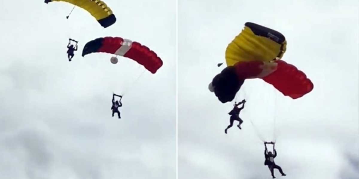 ខ្សែ​ឆត្រយោង​ទាក់​គ្នា​នៅលើ​អាកាស បណ្ដាលឱ្យ​ទាហាន​ម្នាក់​ស្លាប់ នៅ ប្រេ​ស៊ី​ល