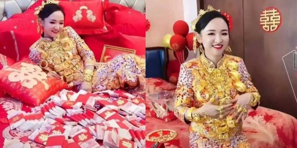 កូនក្រមុំ​ពាក់​មាស​ទម្ងន់​រហូត​ដល់ 10 គីឡូក្រាម ចំណែក​គ្រែ​វិញ ត្រូវ​ក្រាល​ពេញ​ដោយ​បាច់​ប្រាក់