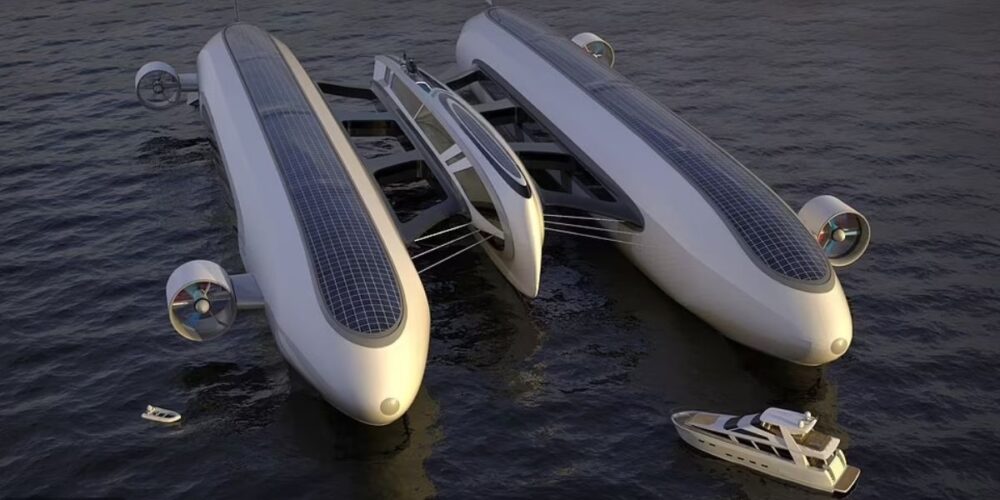 (វីដេអូ)-នាវា​ទេសចរណ៍​ខ្នាត​យក្ស ដែល​អាច​ហោះ​ក្នុង​ល្បឿន ១១០ គីឡូម៉ែត្រ/ម៉ោង