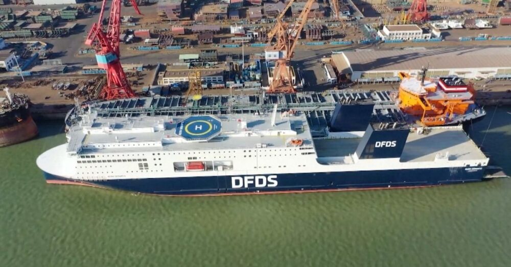 (វីដេអូ)-រោងចក្រ​​នៅ​ ស្រុក​​ចិន បាន​​បញ្ចេញ​​កប៉ាល់​​​​ដឹក​​អ្នក​ដំណើរ​​​​ប្រភេទ ​«Ro-Ro»​ ប្រណិត​ ល្បឿន​លឿន​​បំផុត​​ដែល​​ផលិត​​នៅ​​ប្រទេស​​នេះ