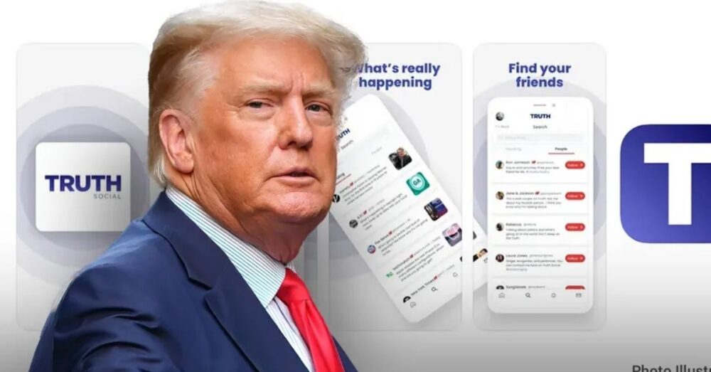 បណ្ដាញ​សង្គម​របស់​​លោក​ Donald Trump ឈរ​លំដាប់​លើ​គេ​ក្នុង App Store