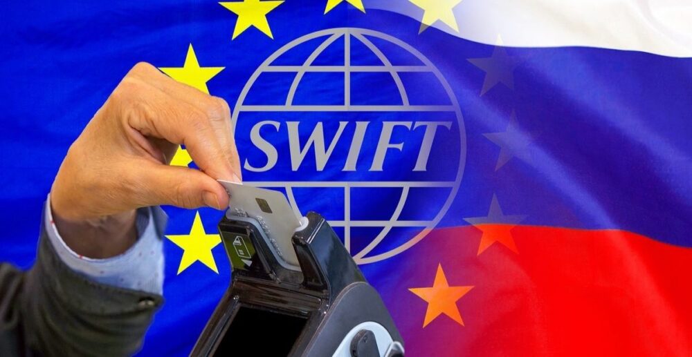 ធនាគារ​​ចំនួន​ ៧ ​របស់ ​រុស្ស៊ី​ ត្រូវ​បាន​ សហ​ភាព​​អឺរ៉ុប​(EU) កាត់​ផ្ដាច់​​ពី​​ប្រព័ន្ធ​ទូទាត់​ SWIFT