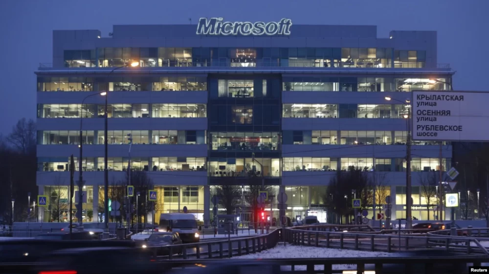 ក្រុម​ហ៊ុន​ Microsoft ផ្អាក​លក់​ផលិត​ផល​ និង​សេវាកម្ម​នៅ​ រុស្ស៊ី​