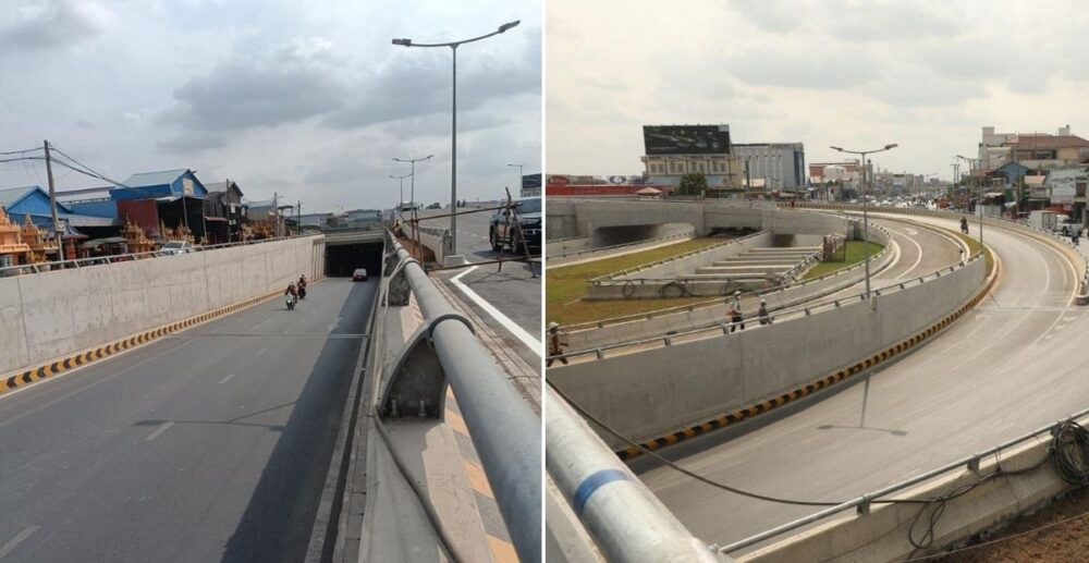 ស្ពានអាកាស និងផ្លូវក្រោមដីចោមចៅ សម្រេចបាន ៩៨-៩៩% និងកំពុងត្រៀមដាក់ឱ្យប្រើប្រាស់ជាបណ្ដោះអាសន្ន