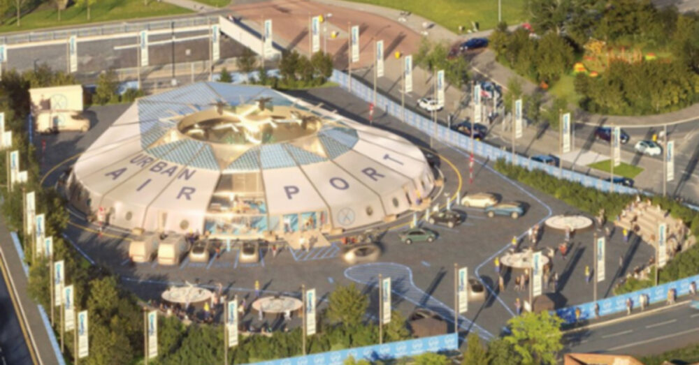 សម្ពោធ​ដាក់​ដំណើរការ «ព្រលាន​ឡាន​ហោះ» ដំបូង​ក្នុង​ពិភពលោក