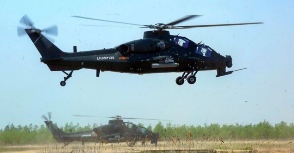 ឧទ្ធម្ភាគចក្រ​របស់ ចិន ឆ្លង​ផុត​បន្ទាត់​ខណ្ឌ​ចែក​ច្រក​សមុទ្រ​ តៃវ៉ាន់ ជា​លើកដំបូង