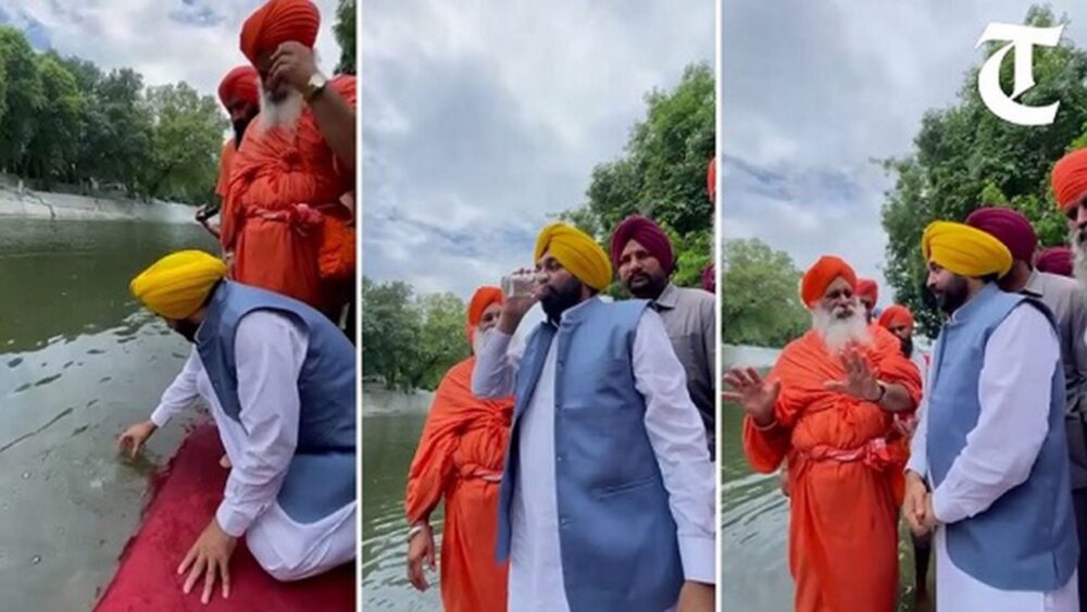 មេដឹកនាំ​មួយរូប​របស់ ឥណ្ឌា ត្រូវ​ចូល​ពេទ្យ បន្ទាប់ពី​ពិសា​ទឹកទន្លេ​ពិសិដ្ឋ (វីដេអូ)