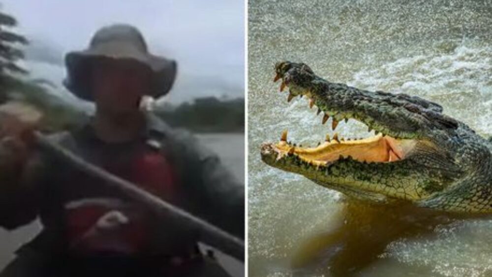 ក្រពើ​ខ្នាត​យក្ស​ស៊ីសាច់​អ្នកនេសាទ ត្រូវ​ប៉ូលិស និង​ប្រជាពលរដ្ឋ​ចាប់បាន