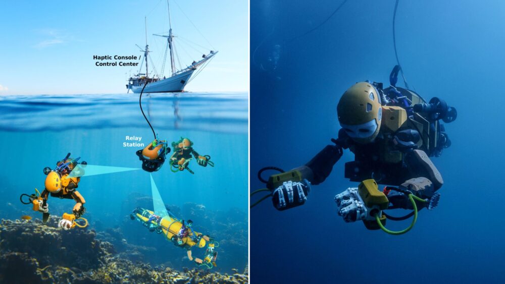 រ៉ូ​បូត​រាង​មនុស្ស ចុះ​ទៅ​​ស្រាវជ្រាវ​សាកសព​កប៉ាល់​នៅ​បាតសមុទ្រ (វីដេអូ)