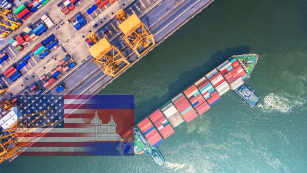 ការដោះដូរទំនិញរវៀង កម្ពុជា និង អាម៉េរិក ក្នុង ៧ ខែដើមឆ្នាំ​ ២០២២​ នេះ សម្រេចបានជិត ៦ ពាន់លានដុល្លារអាម៉េរិក