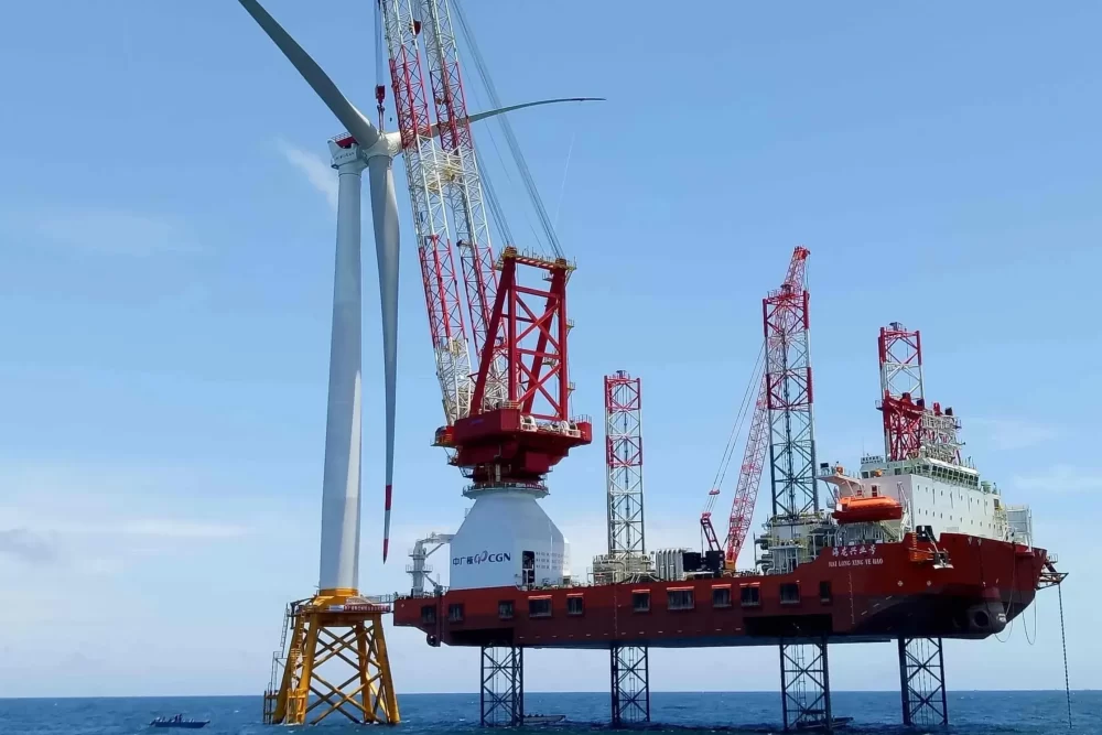 ទីក្រុងមួយ​របស់​ប្រទេស​ចិន អភិវឌ្ឍស្ថានីយ​ដែល​ផលិត​អគ្គិសនី​ដើរ​ដោយ​កម្លាំង​ខ្យល់ បាន​ច្រើនជាង​ប្រទេស​ន័រវែស​ទៅ​ទៀត​