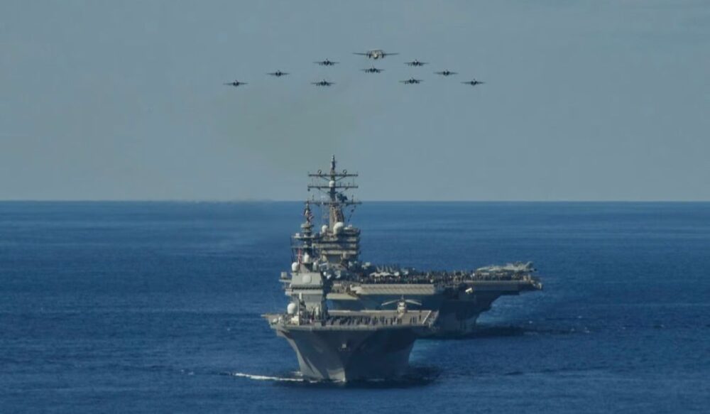 ទាហាន 36,000 នាក់​របស់ អាម៉េរិក និង ជប៉ុន ធ្វើ​សមយុទ្ធ​ការពារ​កោះ​ជួរមុខ