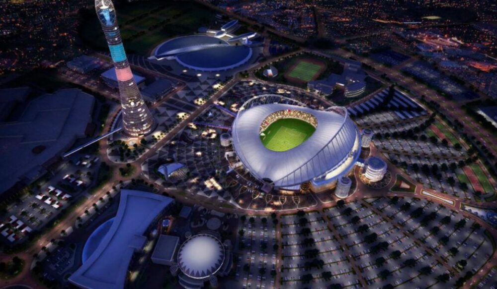 កីឡដ្ឋាន​សម្រាប់ World Cup 2022 ទាំង 8 របស់ កាតា ពេល​មើល​ពីលើ​មេឃ