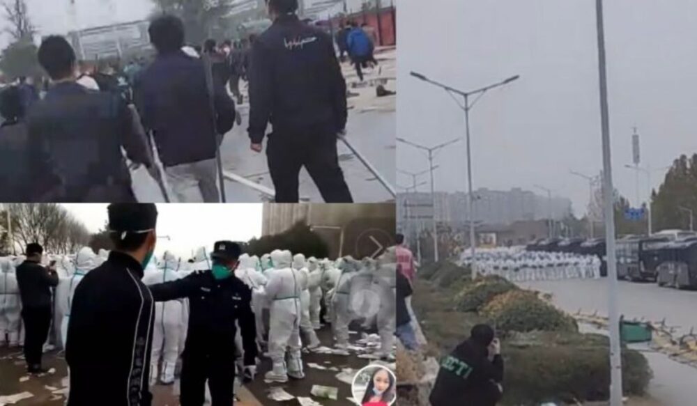 អំពើហិង្សា​ផ្ទុះឡើង​នៅឯ​រោងចក្រ​ផលិត iPhone ក្នុងប្រទេស​ចិន