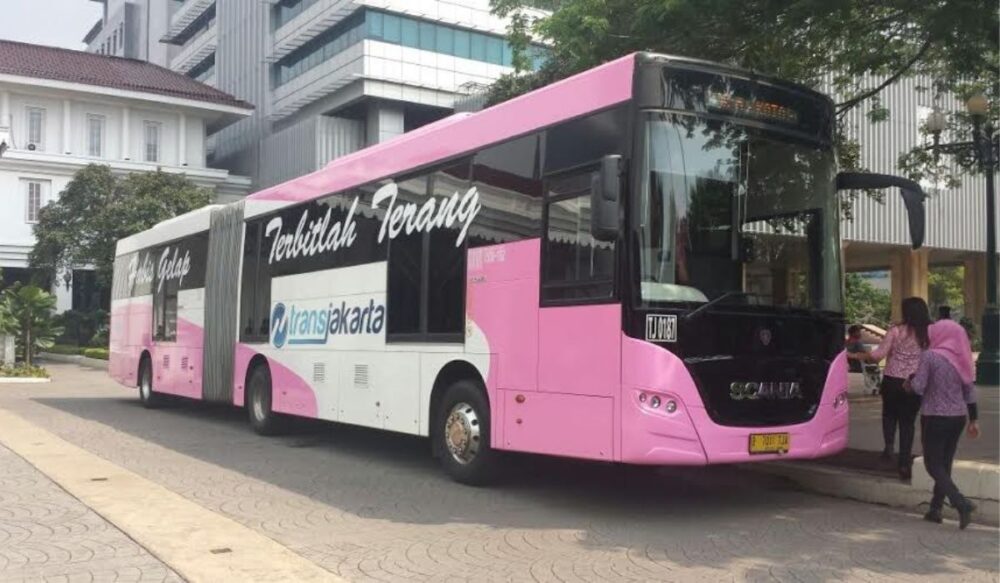 ឥណ្ឌូណេស៊ី បន្ថែម «រថយន្តក្រុង​ពណ៌​​ផ្កា​ឈូក» ដែល​ដឹក​តែ​អ្នកដំណើរ​ភេទ​ស្រី