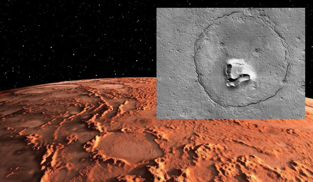 យាន​របស់​ណា​សា​នៅ​ភព​អង្គារ ថត​បាន​រូបភាព «ផ្ទៃមុខ​ខ្លាឃ្មុំ​កំពុង​ញញឹម»