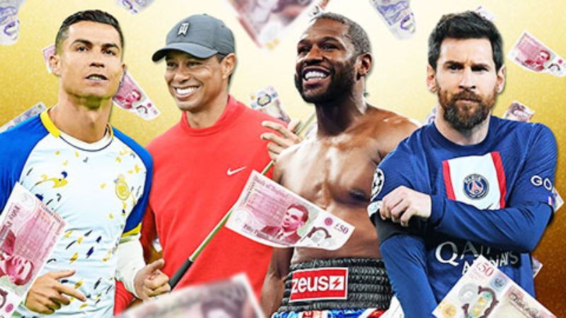 ក្នុង​បញ្ជី Top 10 ស្ដី​ពី​កីឡាករ​រកប្រាក់​​បាន​ច្រើនជាងគេ​​គ្រប់​សម័យកាល Michael Jordan ជា​ប់​លេខ​មួយ