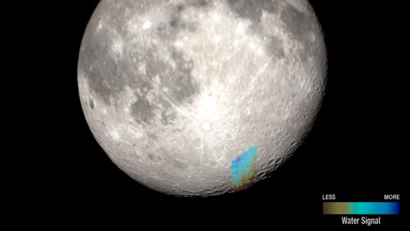 ណា​សា (NASA) បញ្ចេញ​​ផែនទី​ស្ដី​ពី​​ទឹក​នៅលើ​ដី​របស់​​ឋាន​ព្រះ​ចន្ទ