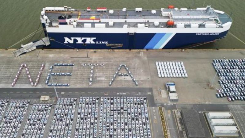 ក្រុមហ៊ុន​រថយន្ត​អគ្គិសនី​ចិន Neta នាំចេញ 3,600 គ្រឿង​ទៅកាន់​ទីផ្សារ​ថៃ