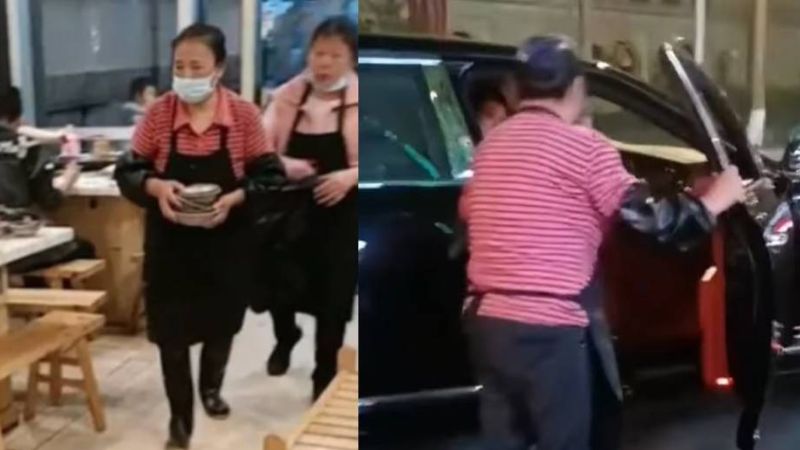 បុគ្គលិក​ផ្នែក​លាងចាន​បង្ក​ការភ្ញាក់ផ្អើល ព្រោះ​ជិះឡាន​ទំនើប​ទៅធ្វើ​ការ​រាល់​ថ្ងៃ​