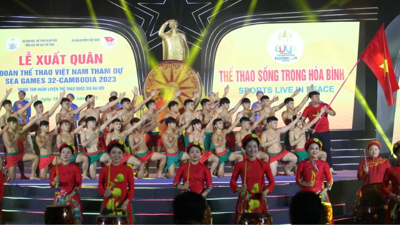 ប្រតិភូ​កីឡា​ស៊ីហ្គេម​វៀតណាម​ធ្វើ​ពិធី​ចេញដំណើរ​មក​កម្ពុជា