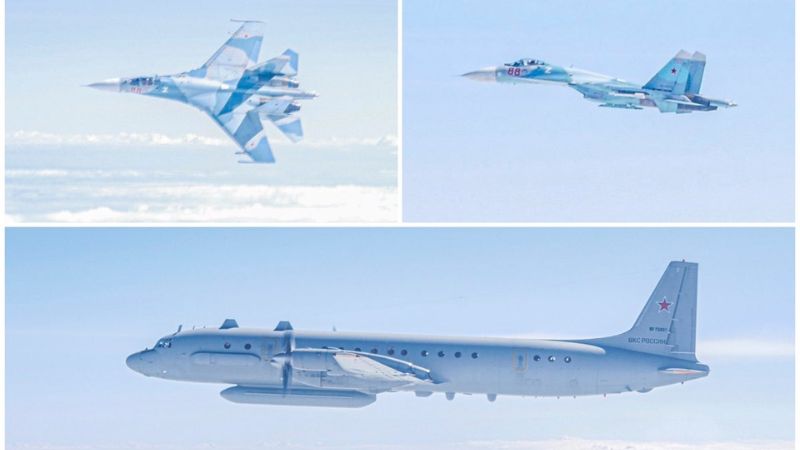 យន្តហោះ​ចម្បាំង​ណា​តូ ដេញតាម​​ក្រុម​យន្តហោះ​រុស្ស៊ី​នៅ​សមុទ្រ​បាល់​ទិច