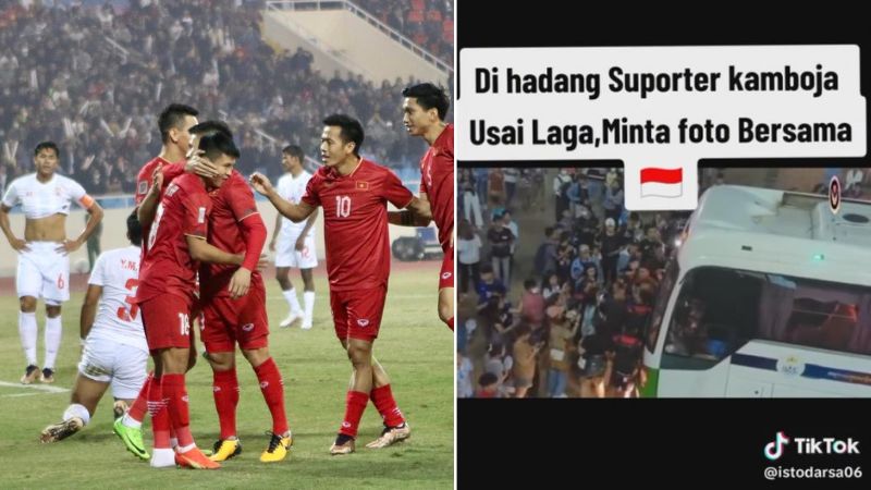 U22 ឥណ្ឌូណេស៊ី​ត្រូវ​អ្នកគាំទ្រ​កម្ពុជា «​ស្ទាក់​រថយន្ត» ​ព្រោះតែ​មូលហេតុ​​ដ៏​គួរឱ្យភ្ញាក់ផ្អើល