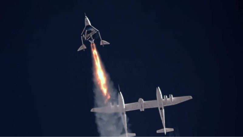 យន្តហោះ​អវកាស​​ Virgin Galactic បន្ត​ដឹក​មនុស្ស​ឡើង​ទៅក្បែរ​គន្លង​តារាវិថី​ផែនដី