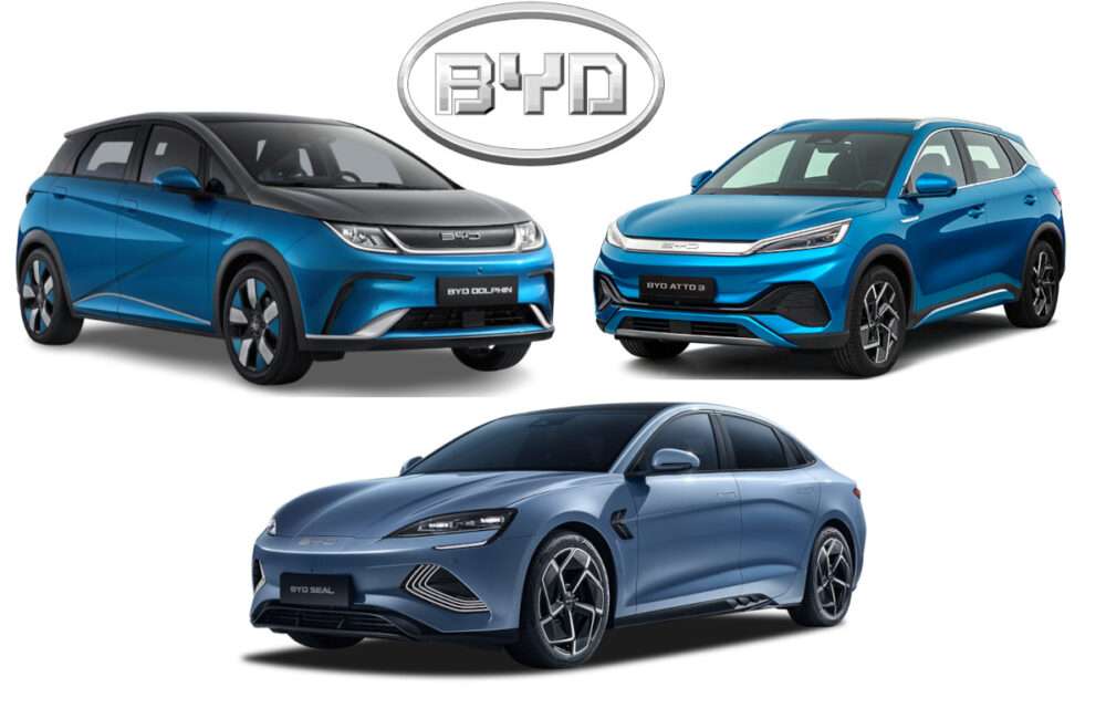 BYD បង្ហាញ​រថយន្តអគ្គិសនី​​បី​ម៉ូដែល​នៅ​ឥណ្ឌូណេស៊ី